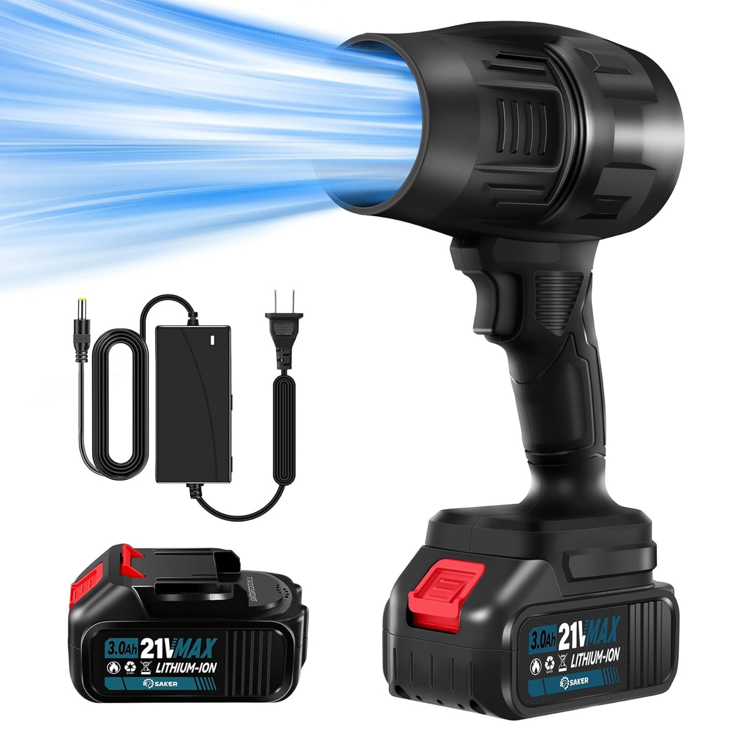 Turbo Jet Blower, Cordless Turbo Super Power Air Duster,Hand Held Leaf Blower Cordless