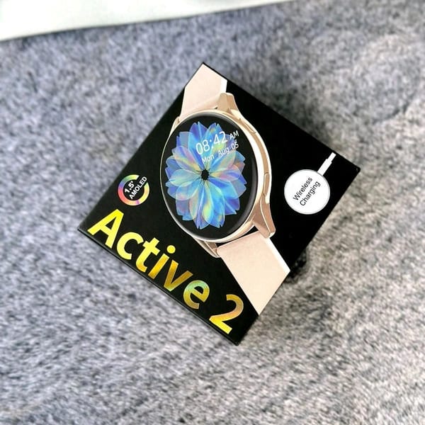 Active-2 2.5D Curve HD Amoled Display Smartwatch, Heart Sensor With Real Time Monitor, Bluetooth Calling