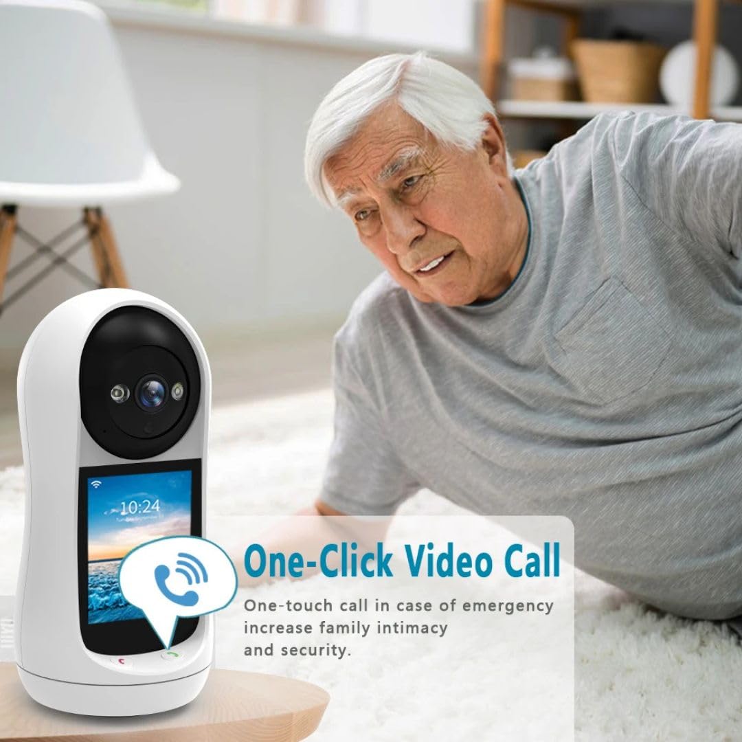 3MP Mini HD Cctv Video Ai Two-Way Visual Security Video Intercom Call Smart WIFI Baby Monitor Camera With Screen