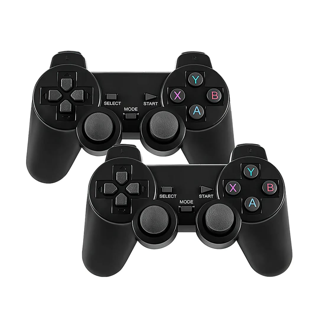 M8 2.4G Wireless Controller Gamepad Lite 4K Ultra HD Game Stick w/ 2 Controllers