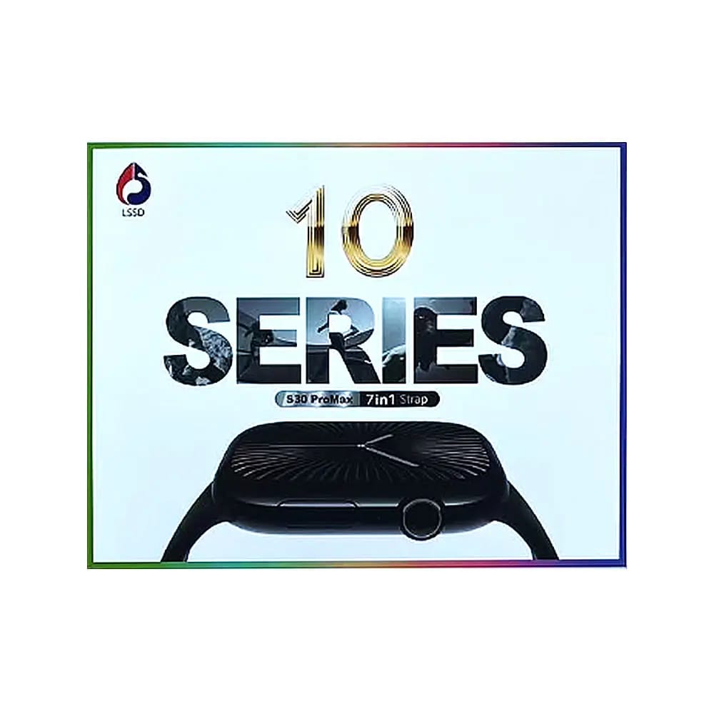 S30 PRO MAX 7 In 1 Series 10 Smart Watch With 7 Straps