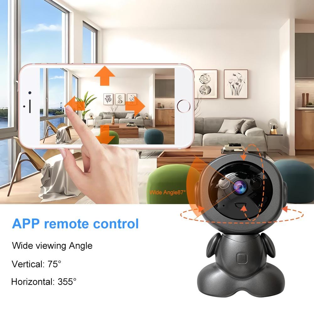 Smart Robot WiFi Full HD 1080p Video Surveillance Camera Wireless PTZ CCTV Two Way Audio