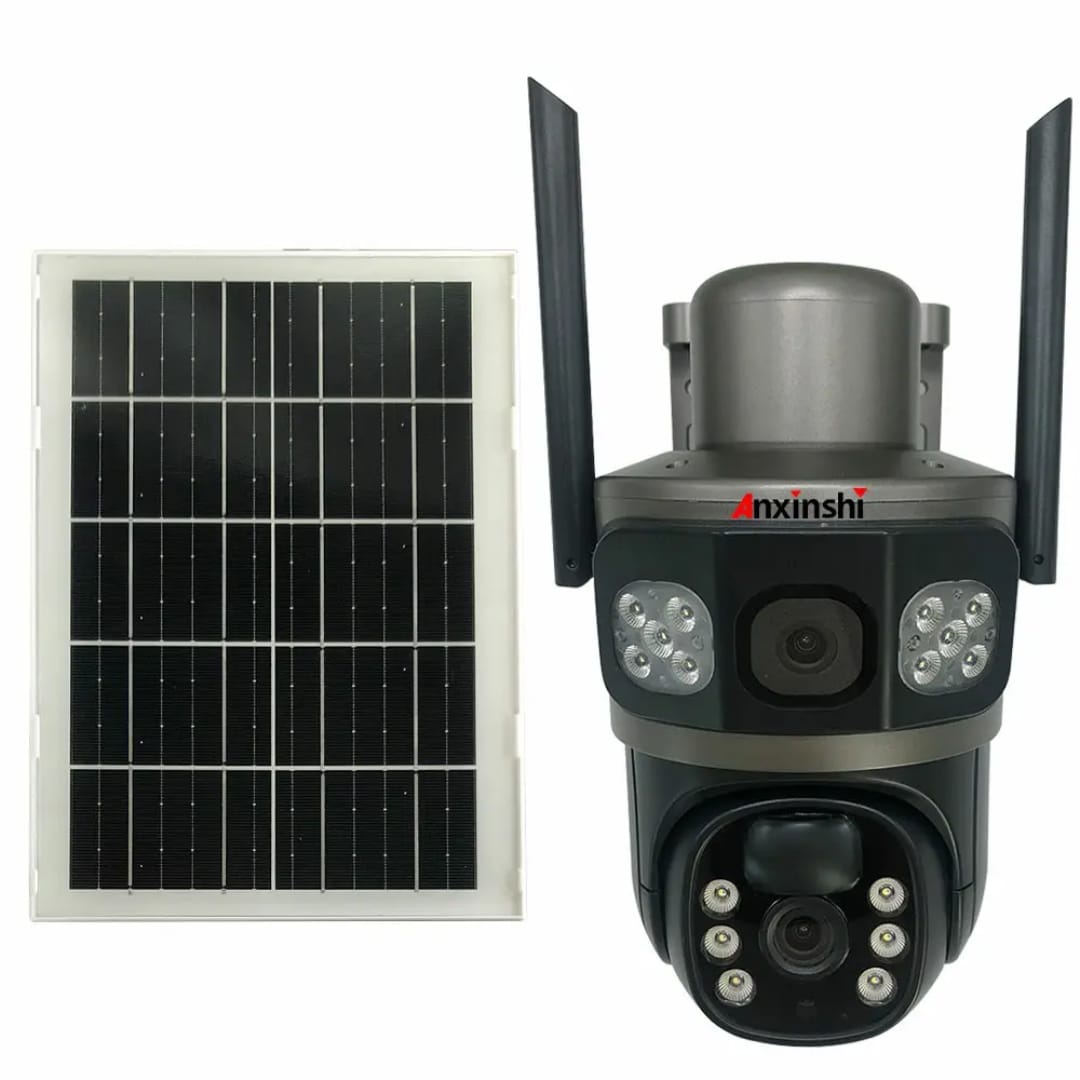 4G 4k V380 Pro Solar Monitor 360 Degree Mobile Phone Remote Outdoor High Definition Battery Camera Solar Ptz 4g Camera
