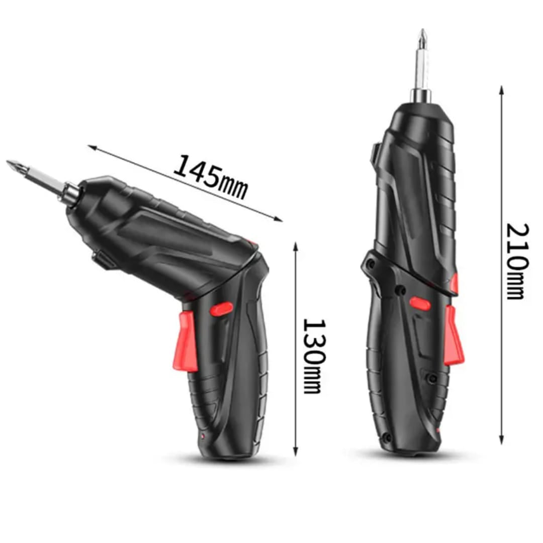 47 in 1 Cordless Electric Screwdriver Drill with Built-in LED Rechargeable Wireless Drill Machine Kit Power Drill Screw Gun Tool, Accessories