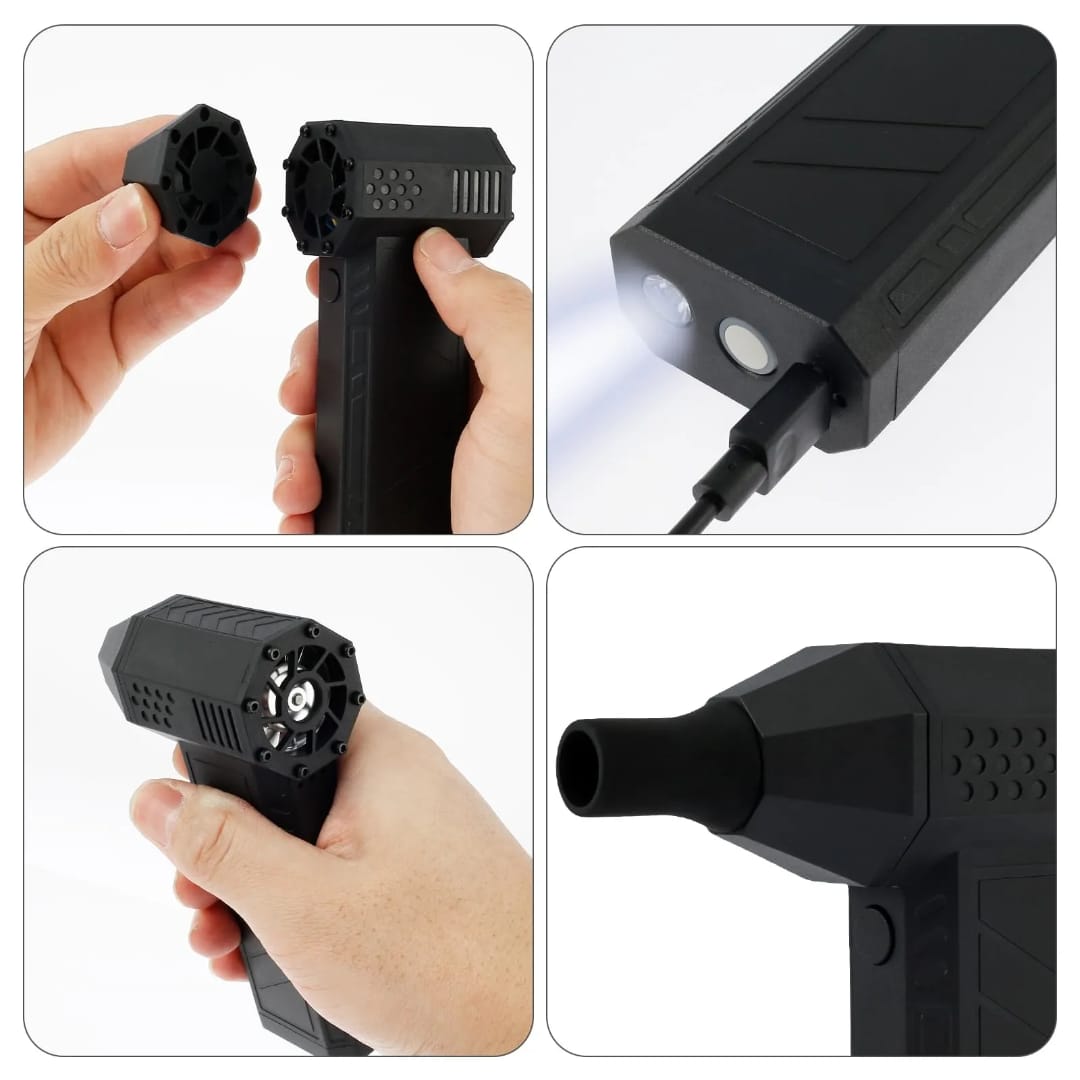 Mini Jet Blower, 130000 RPM Cordless Super Jet Dry Blower, Mini Turbo Jet Fan Air Blower