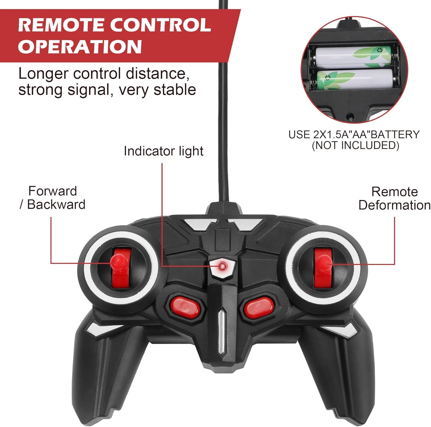 McQueen Transform Robot Remote Control Car - RC Cars Deformation Car Model Toy