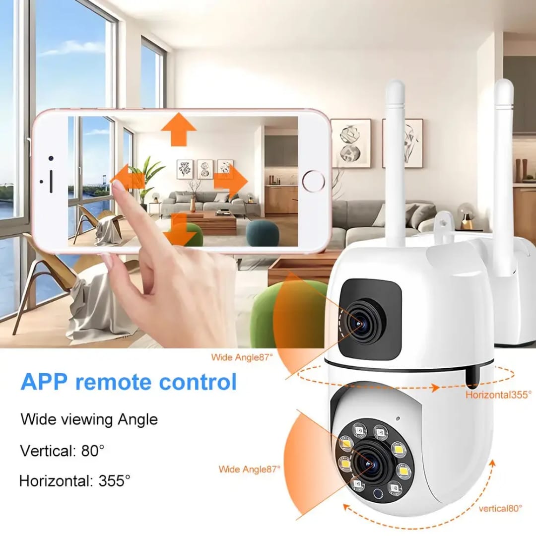 V380 Pro Dual Lens Security CCTV Network Camera Motion Detection 2MP/4MP WIFI Indoor Camera