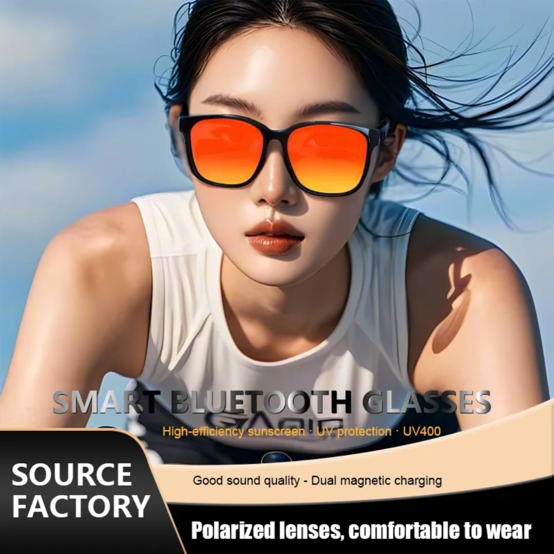 GS08 Smart Glasses Open Ear Music,Bluetooth-Audio Glasses for Men Women,Open Ear Sound with Mic,All Smart Devices