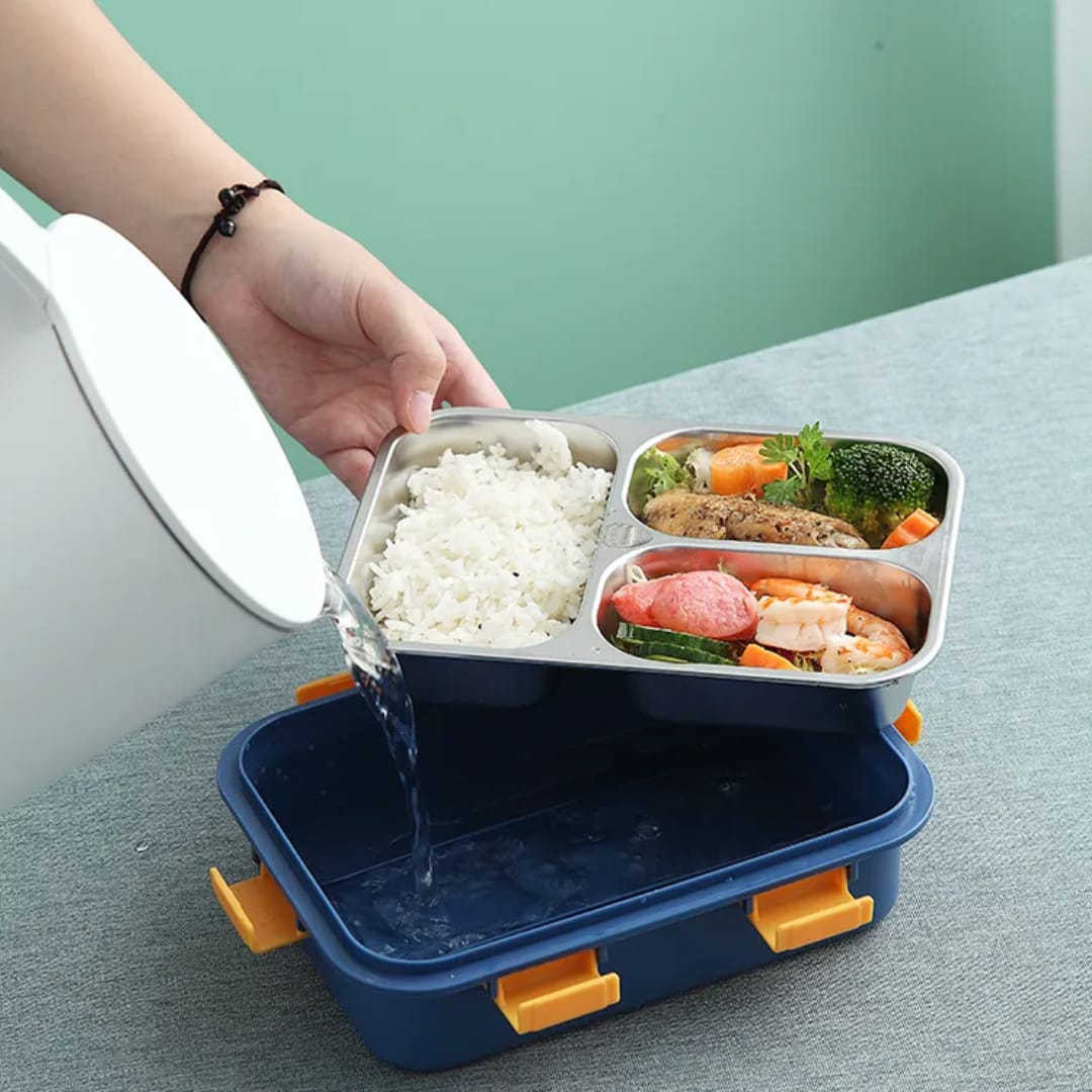 Bento Lunch Box, Children's Lunch Box, Toddler Lunch Box with Fork & Spoon