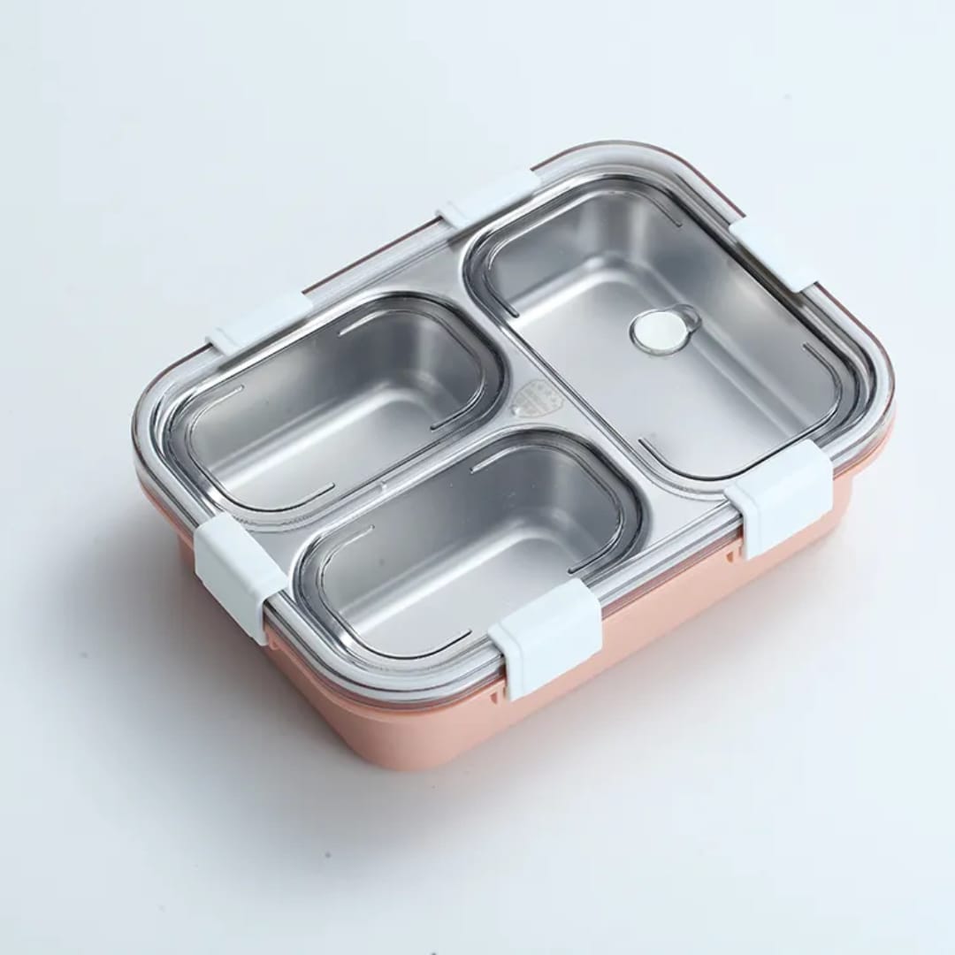 Bento Lunch Box, Children's Lunch Box, Toddler Lunch Box with Fork & Spoon