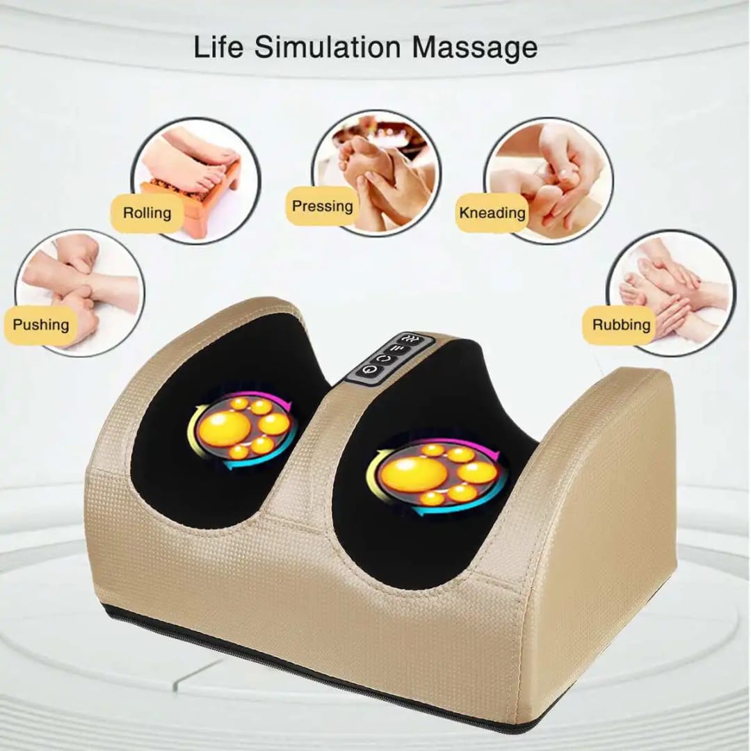 Electric Foot Calf Massager Leg Kneading Heating Massage Machine