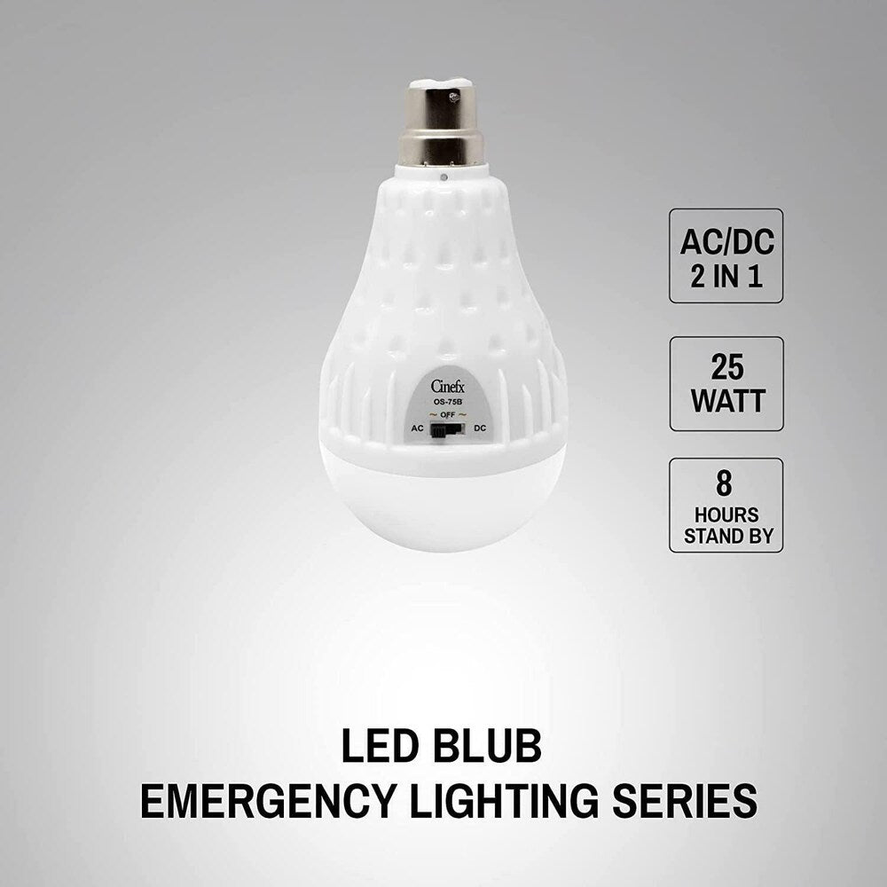 OSRING Premium Rechargeable LED BULB (25 Watt) 8 Hour Standby With Hanging Clip