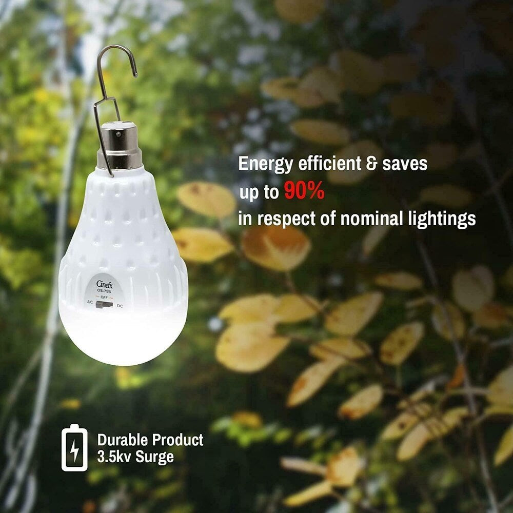 OSRING Premium Rechargeable LED BULB (25 Watt) 8 Hour Standby With Hanging Clip