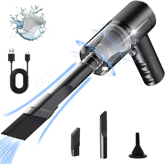 3 in 1 Cordless Car Vacuum Cleaner Powerful Suction & High Power Blower Deep Cleaning with Wireless, Portable Handheld USB Rechargeable