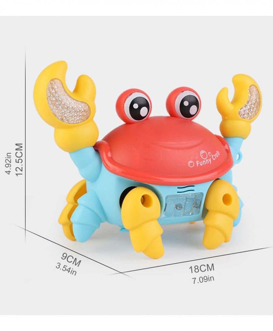 Crab Baby Toy Crawling with Music and LED Light