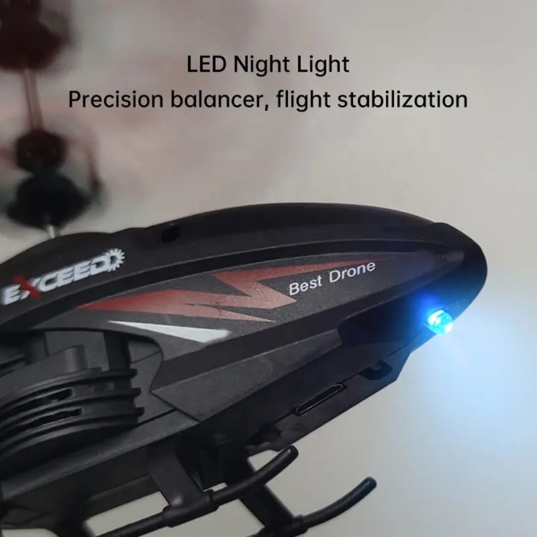 Helicopter Remote Control Flying for Unisex Children/Kids Age 4 + Years, Indoor Palm Sensing RC Helicopter Rechargeable Helicopter with LED Lights