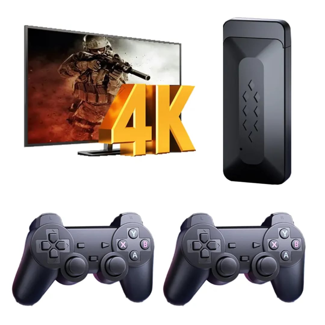 M33 3D Gaming Stick TV Video Game Console, 2 Players, Controllers: Wireless