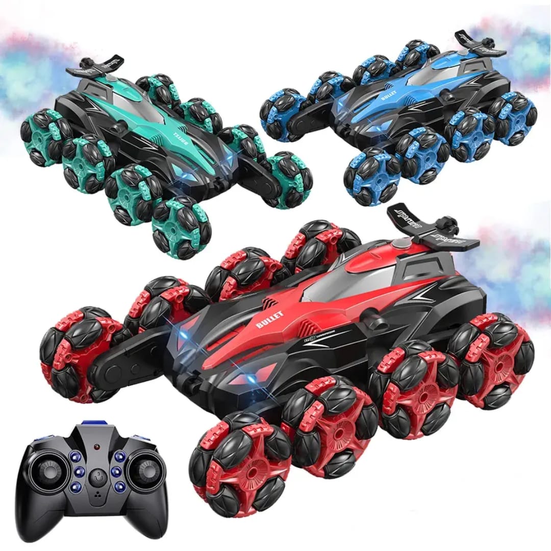8WD 2.4 G Remote-Controlled Drifting Stunt car, Gesture Sensing with Music and Lighting Drifting Car