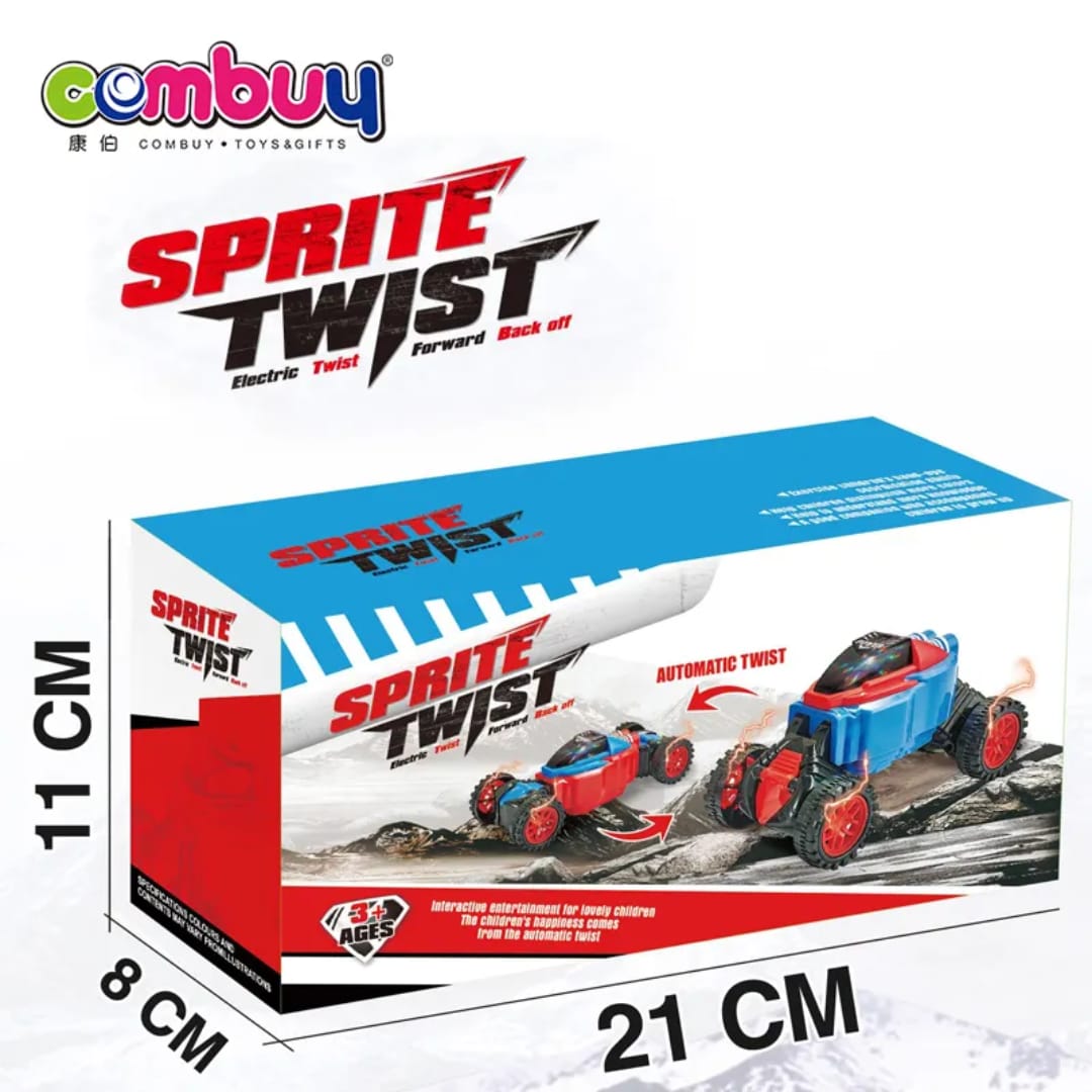 Sprite Twist Racing Car Vehicle Toy with 3D Colorful Light & Music