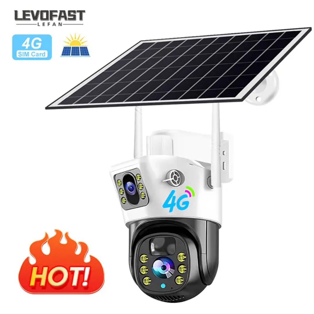 V380 4G Sim 8MP 4K PTZ Dual Lens IP 10x Zoom 4G Outdoor Camera AI Human Detection Smart Home Security CCTV Video Camera