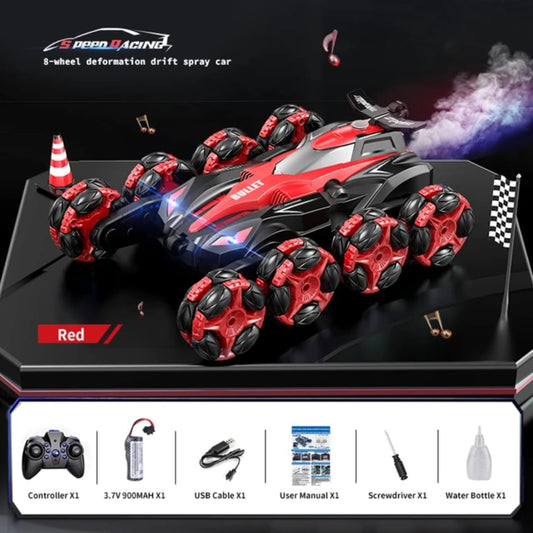 8WD 2.4 G Remote-Controlled Drifting Stunt car, Gesture Sensing with Music and Lighting Drifting Car