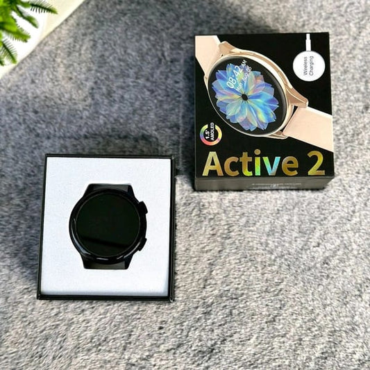 Active-2 2.5D Curve HD Amoled Display Smartwatch, Heart Sensor With Real Time Monitor, Bluetooth Calling