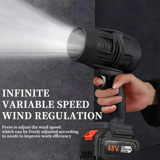 Turbo Jet Blower, Cordless Turbo Super Power Air Duster,Hand Held Leaf Blower Cordless