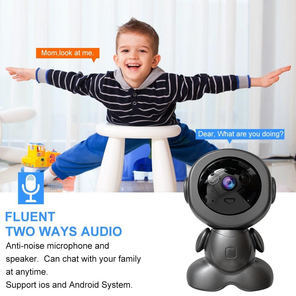 Smart Robot WiFi Full HD 1080p Video Surveillance Camera Wireless PTZ CCTV Two Way Audio