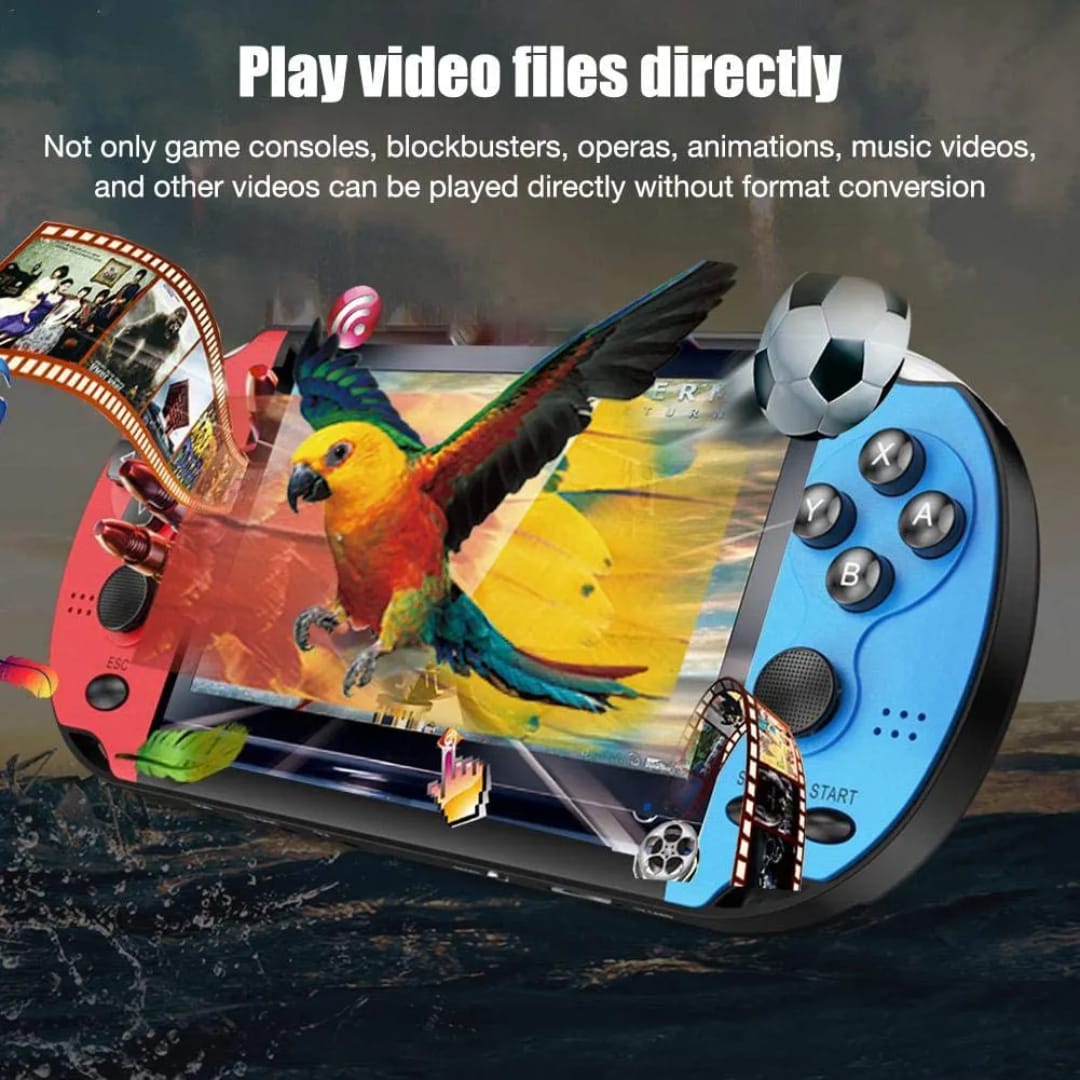 X7 Plus 4.3-inch 8GB Retro Game Console – a Gang Dream. Boasting a Colossal Library of Over 20,000 Games