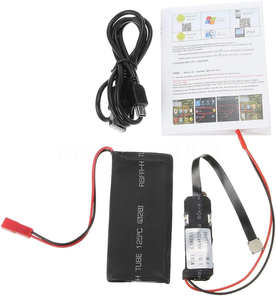 Q3 Spy Strip/Patti Camera Wireless WiFi IP Hidden DIY Digital Video Camera Mini Micro DVR DV (Lookcam)