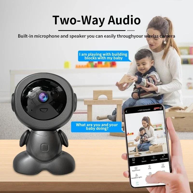 Smart Robot WiFi Full HD 1080p Video Surveillance Camera Wireless PTZ CCTV Two Way Audio