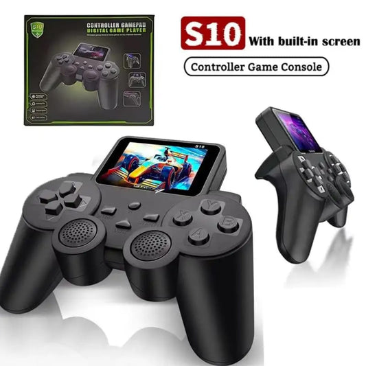 S10 Digital Game Controller with Built-in Screen, Classic Gaming Gamepad