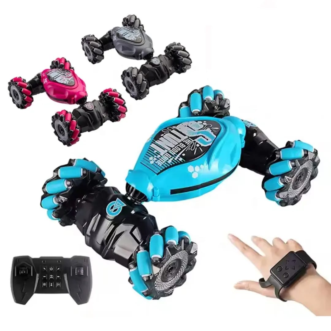 4WD 2.4GHz Gesture Sensing Twist RC Stunt Car Remote Control Off-Road Toy