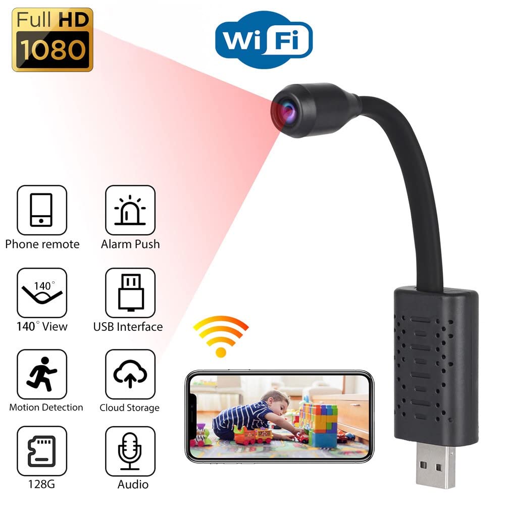 V380 FlexiWireless Surveillance Camera HD USB Portable Home Small Portable Camera
