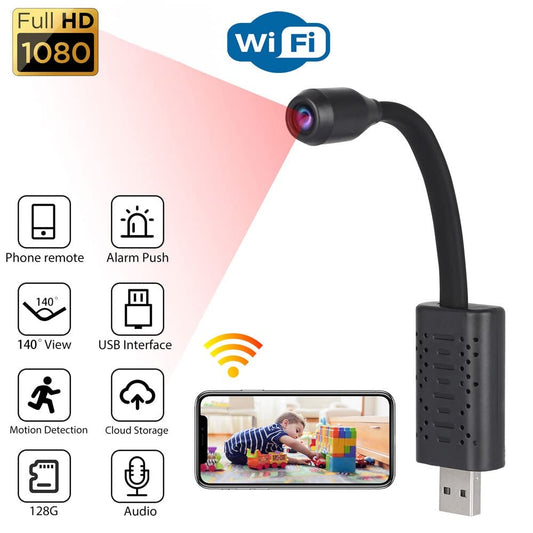 V380 FlexiWireless Surveillance Camera HD USB Portable Home Small Portable Camera