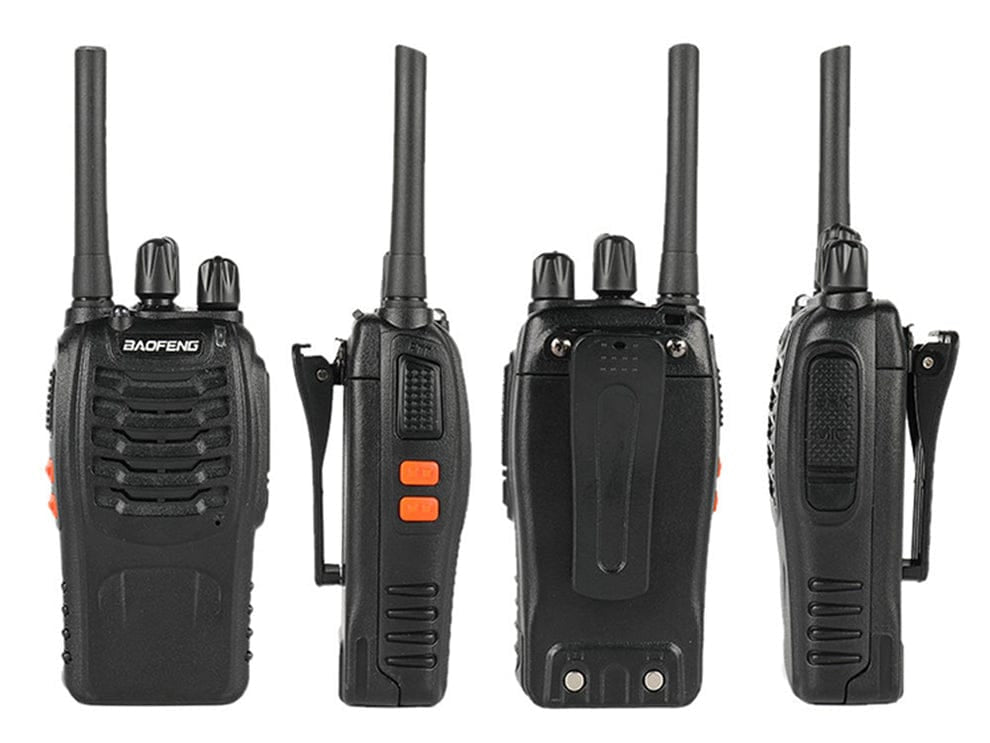 Baofeng (2pcs Pack) BF-888S Walkie Talkie 2 Way Radio Long Range 16CH UHF 400-470MHZ
