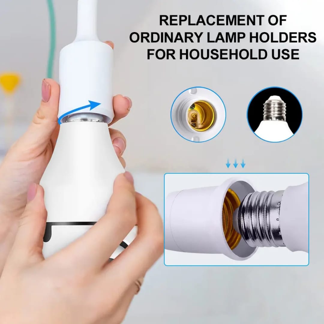V380 WiFi 1080P Night Vision Wireless 360 Degree CCTV Security Light 360 Panoramic Bulb Camera