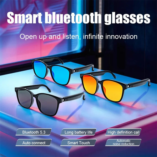 GS08 Smart Glasses Open Ear Music,Bluetooth-Audio Glasses for Men Women,Open Ear Sound with Mic,All Smart Devices