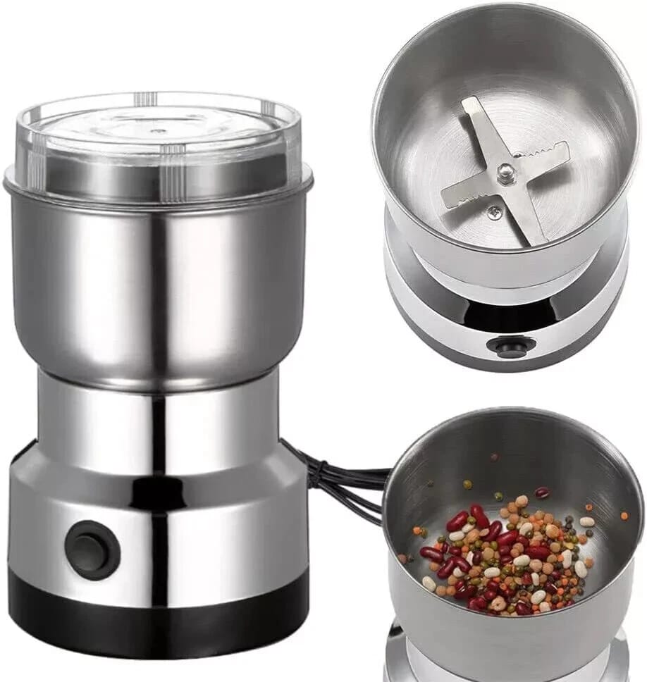 Electric Coffee Bean Grinder Nut Seed Herb Grind Spice Crusher Mill Blender