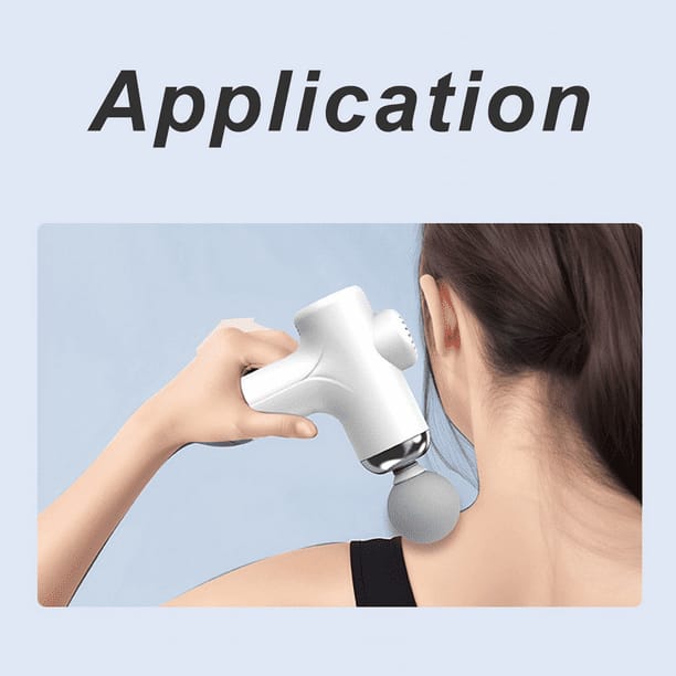 Fascia Massage Gun Deep Tissue with High-speed Motor with 6-speed