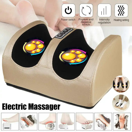 Electric Foot Calf Massager Leg Kneading Heating Massage Machine