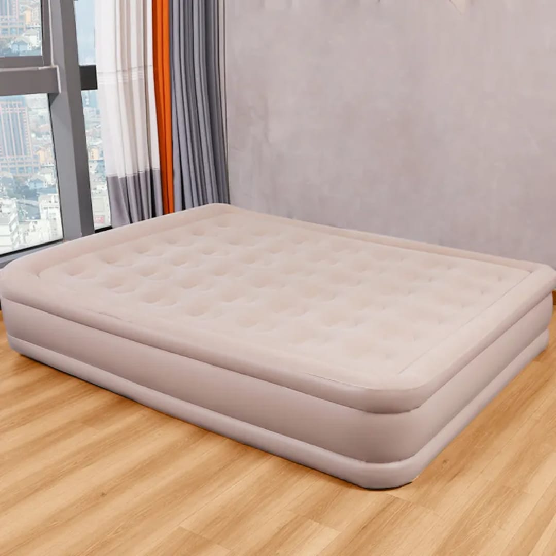 Auto Inflatable Double Bed Air Mattress Home Thick Inflatable Bed Fully Automatic Inflatable Mattress Outdoor Camping self Inflating
