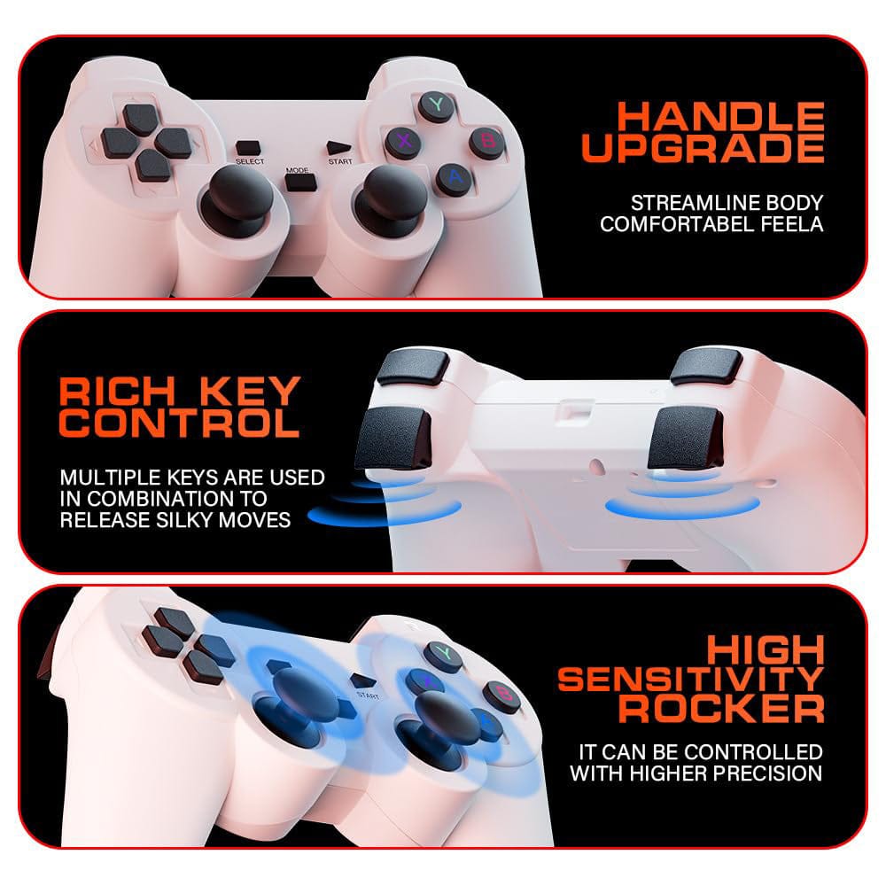 Game Projector 2 in 1 Professional Chip Portable Projector With Wireless Controller Gamepad.